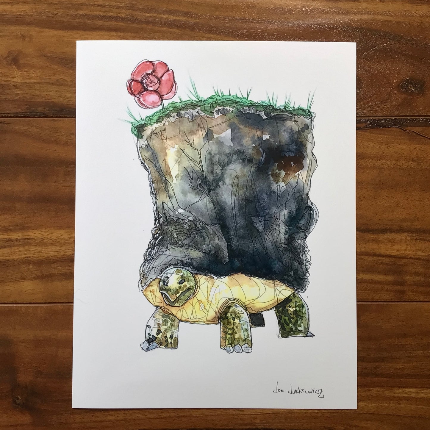 I brought you a flower (Print)